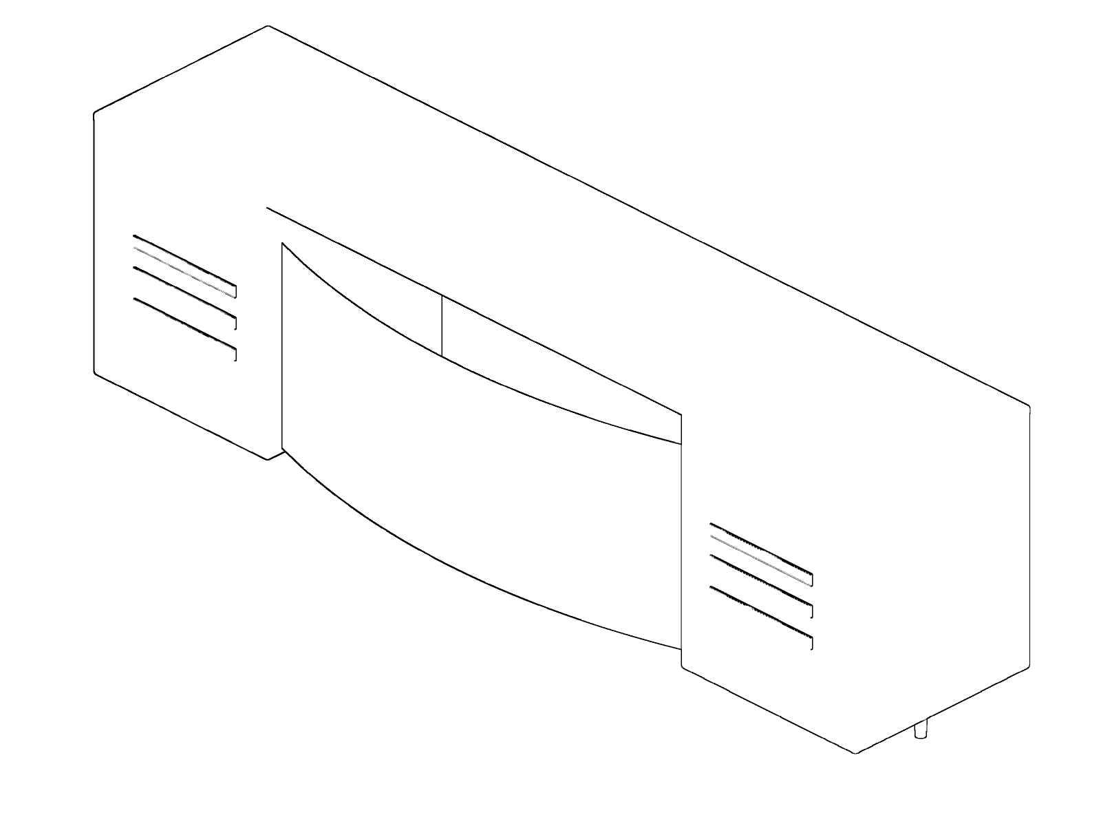 JBL Paragon D44000, isometric drawing