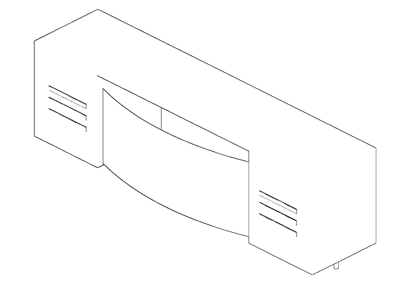 JBL Paragon D44000, isometric drawing