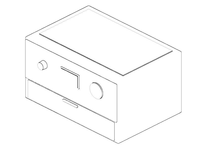 Marantz Model 9, isometric drawing