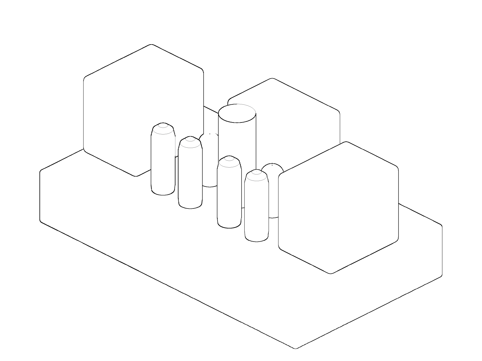 Leak Stereo 20, isometric drawing