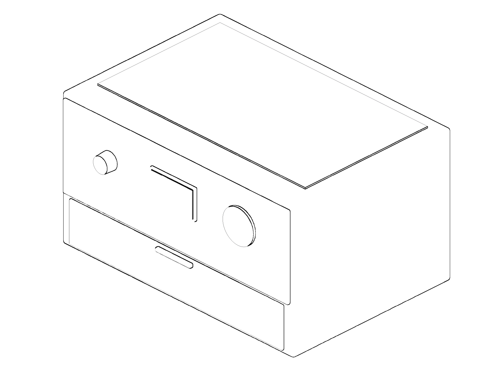 Marantz Model 9, isometric drawing