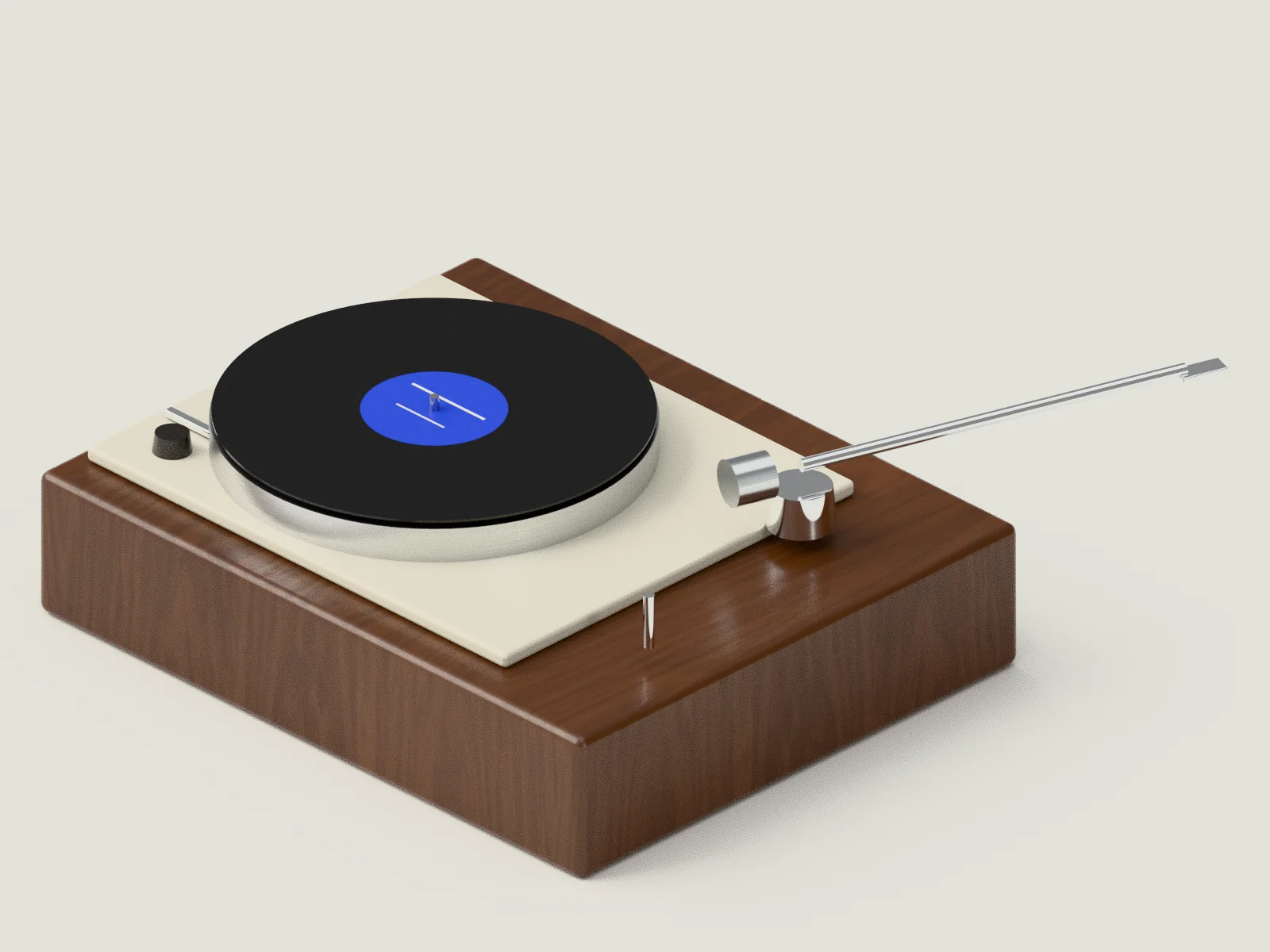 Thorens TD 124, photographed